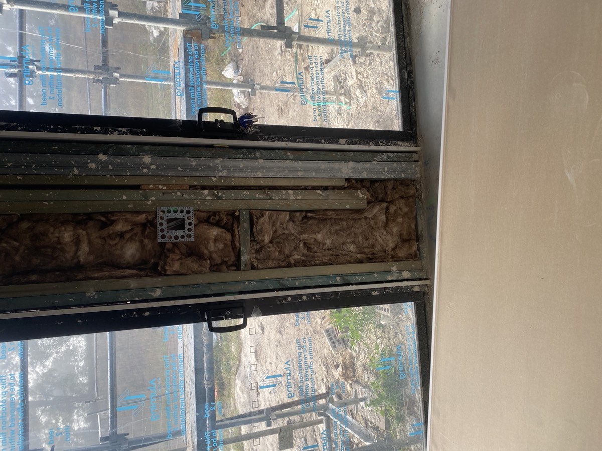 Damaged wall stud, recorded during a lock-up inspection in Box Hill